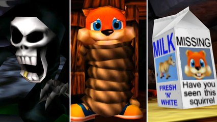 Conker's Bad Fur Day All Game Over Scenes (XBOX One)