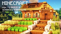 Minecraft- How To Build a Terraced Farmhouse