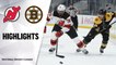 Devils @ Bruins 3/7/21 | NHL Highlights