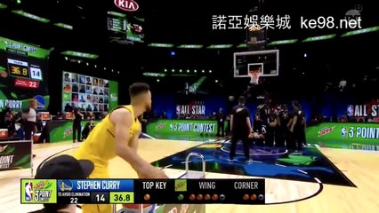 NBA  Stephen Curry 3 Point Contes  2020-21 NBA All Star  - 諾亞娛樂城