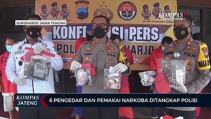 6 Pengedar dan Pemakai Narkoba Ditangkap Polisi