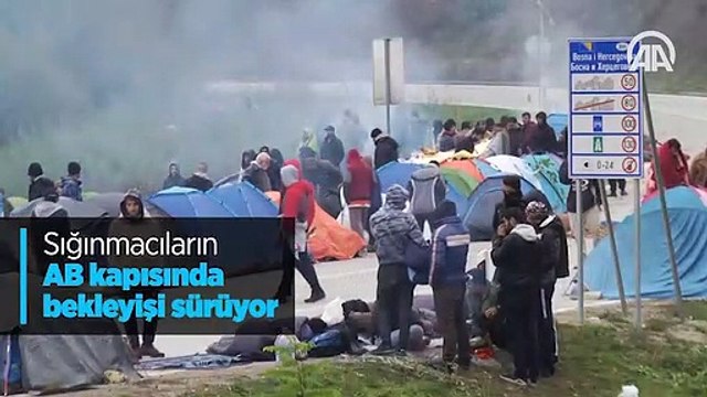 Sığınmacıların AB kapısında bekleyişi sürüyor