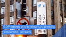 GOP pushes bills to allow social media 'censorship' lawsuits, and other top stories in business from March 08, 2021.