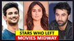 Kareena Kapoor, Sushant Singh Rajput, Ranbir Kapoor | Stars Who Left Movies Midway