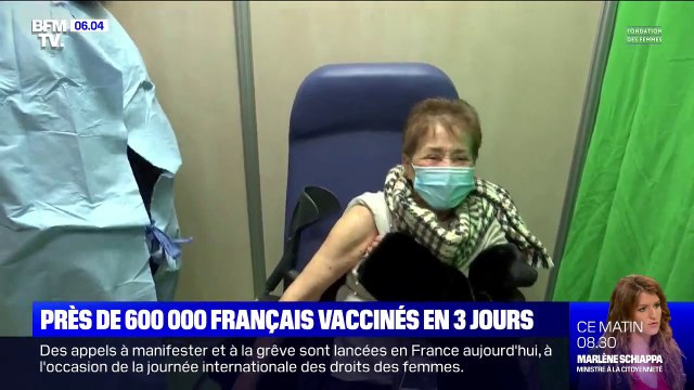 Covid-19: près de 600.000 Français ont été vaccinés en trois jours