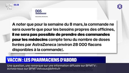 Vaccin: pourquoi la Direction générale de la Santé privilégie les pharmaciens aux médecins généralistes cette semaine