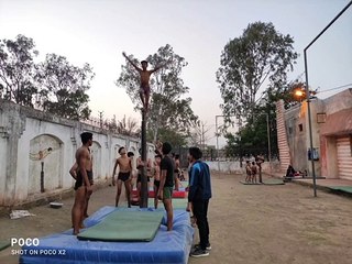 2 दिवसीय मलखंभ की जिला स्तरीय प्रतियोगिता