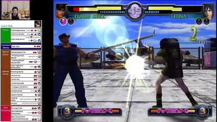 (PS2) KOF Maximum Impact - 14 - Clark Still - Lv Maniac...seriously good runs?