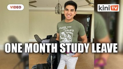 Syed Saddiq packs his bags and heads to Singapore