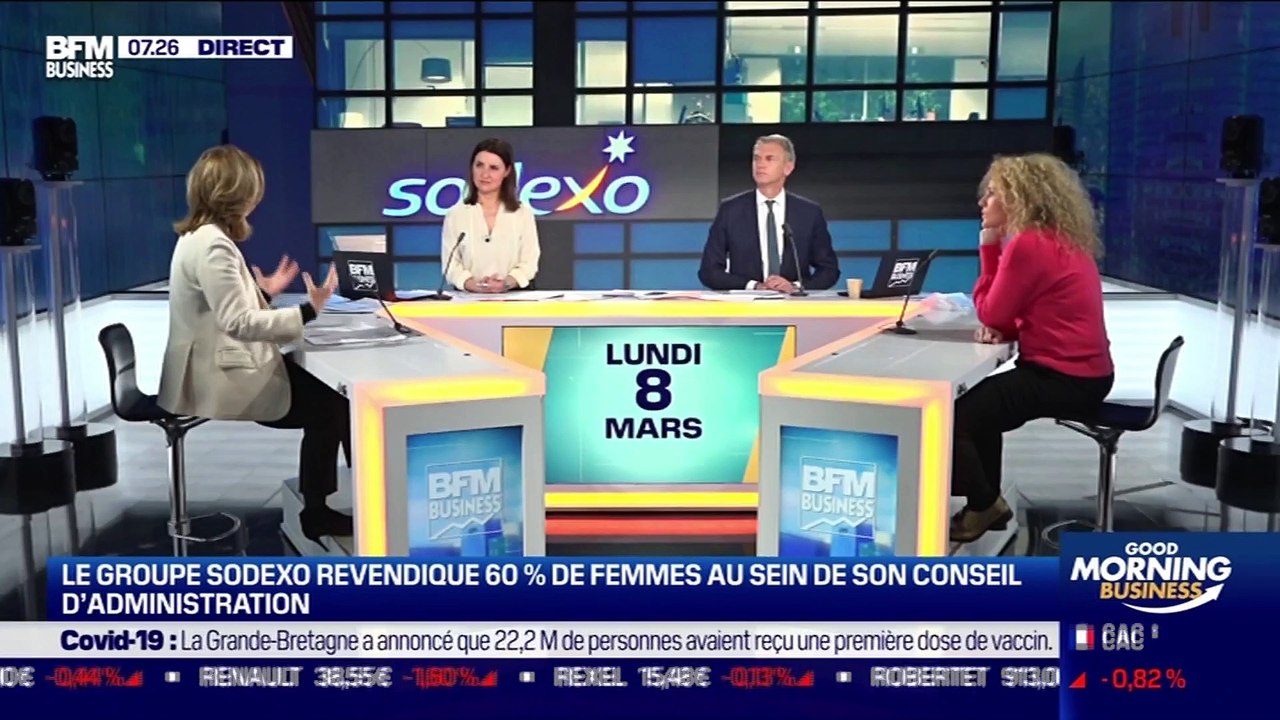 Sophie Bellon (Sodexo): 60% de femmes revendiquées au Conseil d'administration de Sodexo - 08/03