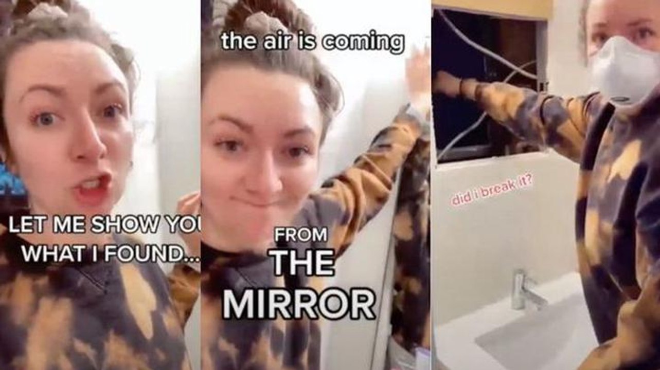 Elle découvre un appartement caché derrière un miroir dans son appartement