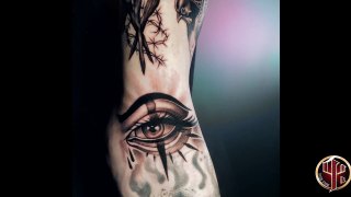 Tattoo Studio Wien - Pattos Keppos Eye and Kolibri Tattoo Design