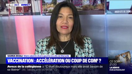 Samia Ghali: "La mairie de Marseille est prête à mettre à disposition le stade Vélodrome" pour accélérer la vaccination