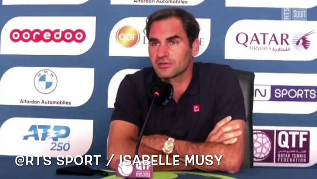ATP - Doha 2021 - Roger Federer au micro de RTS Sport : Je suis de nouveau sur le circuit. C'est déjà un exploit en soi