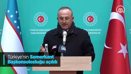 Türkiye'nin Semerkant Başkonsolosluğu açıldı