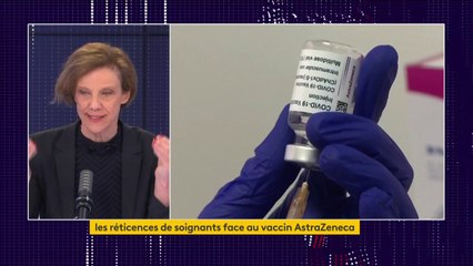 Vaccination des soignants : si les explications ne suffisent pas, "oui, il faudra envisager une obligation vaccinale", estime la professeure Anne-Claude Crémieux