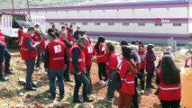 Suriye'de şehit olan Kızılay görevlisi anısına hatıra ormanı kuruldu