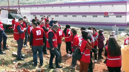 Suriye'de şehit olan Kızılay görevlisi anısına hatıra ormanı kuruldu