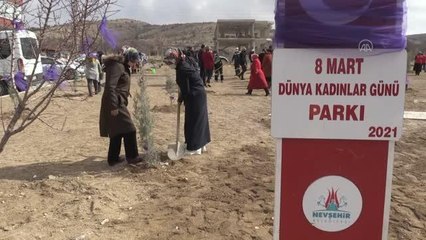 "8 Mart Dünya Kadınlar Günü Parkı" açıldı