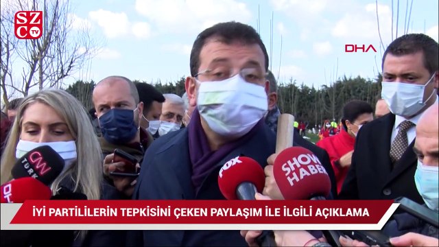 İmamoğlu, İYİ partililerin tepkisini çeken paylaşımıyla ilgili konuştu