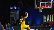 LeBron makes stunning poster dunk
