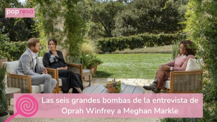 Los seis grandes bombazos de la entrevista del príncipe Harry y Meghan Markle con Oprah Winfrey