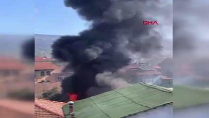 SAKARYA Çocukların yaktığı ateş odunluğu kül etti