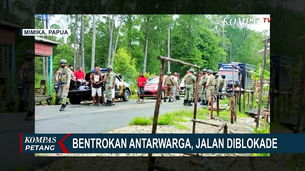 Video Bentrok Antar Warga di Mimika, 2 Orang Luka-luka