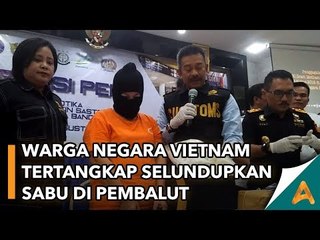 NEKAT..!! Warga Negara Vietnam Selundupkan Sabu dalam Pembalut