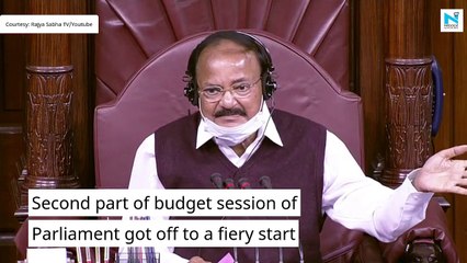 Watch: Ruckus in Rajya Sabha over fuel price hike; opposition raises slogans