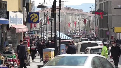 AKSARAY Kırmızı kategorideki Aksaray'da, pazartesi yoğunluğu