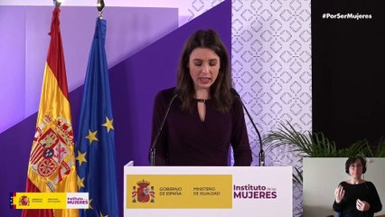 Irene Montero: "Debemos estar a la altura del movimiento feminista español"
