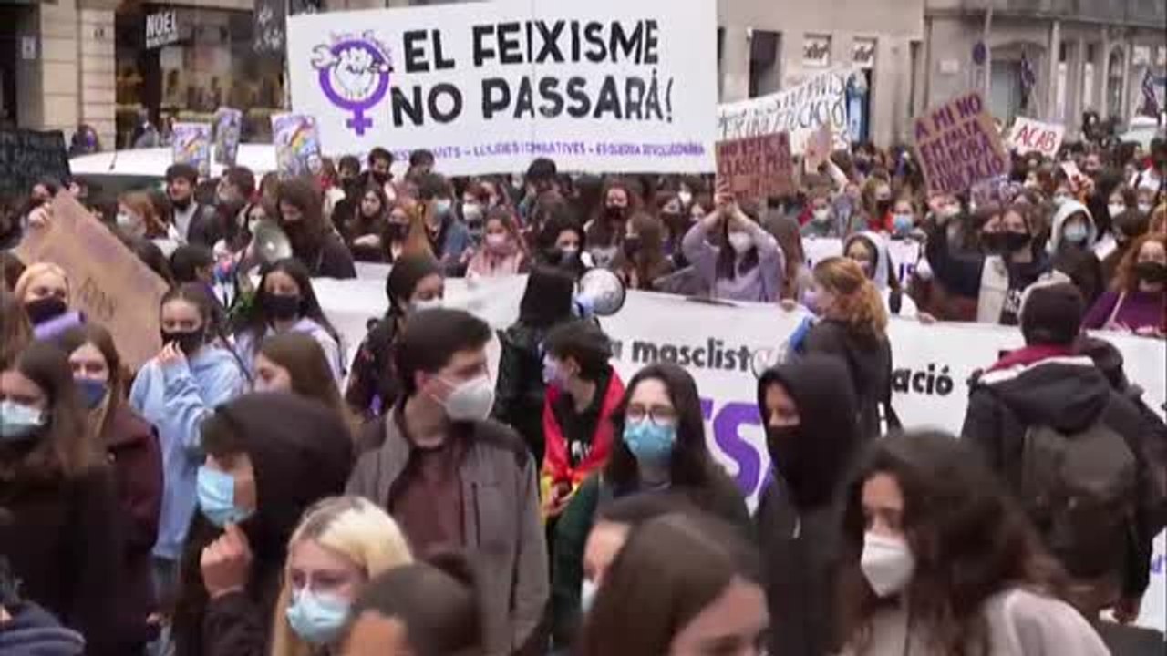 El feminismo toma las calles en un 8M con restricciones y sin manifestaciones en Madrid
