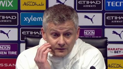 Football - Premier League - Ole Gunnar Solskjaer press conference after Manchester City 0-2 Manchester United
