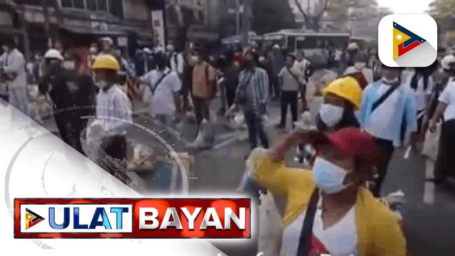 Siyam na labor groups sa Myanmar, nananawagan ng tigil-trabaho para ipanawagan ang pagtatapost ng kudeta; Apat na nabakunahan ng Coronavac sa Hong Kong, nakaranas ng adverse effect