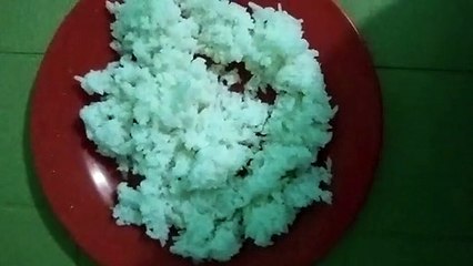 Our Dinner , Scrambled Egg and Dried Fish