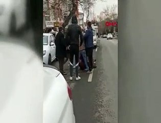 Ankara'da sokak ortasında bir kadın daha darp edildi