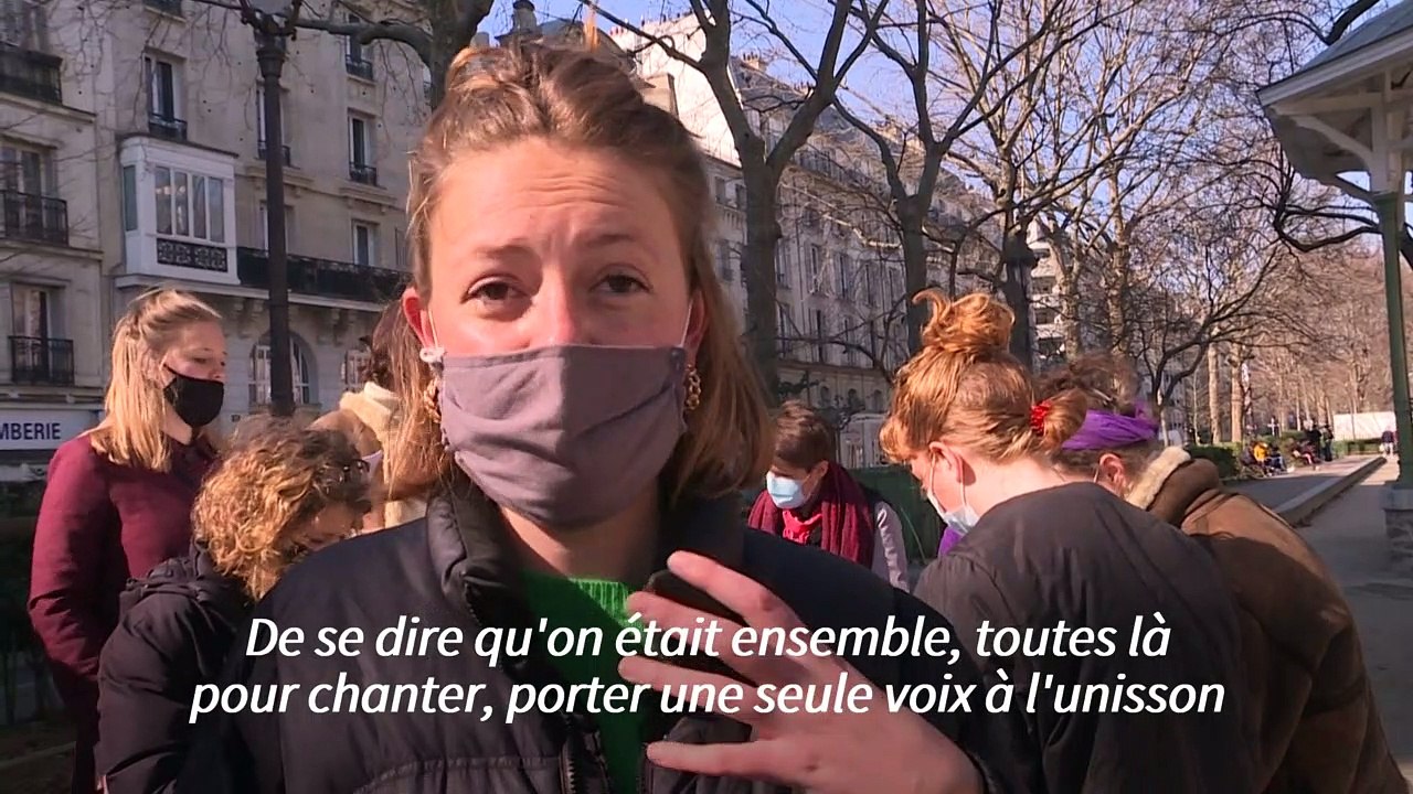 Paris: la chorale féministe "Nos lèvres révoltées" veut porter une "voix commune"