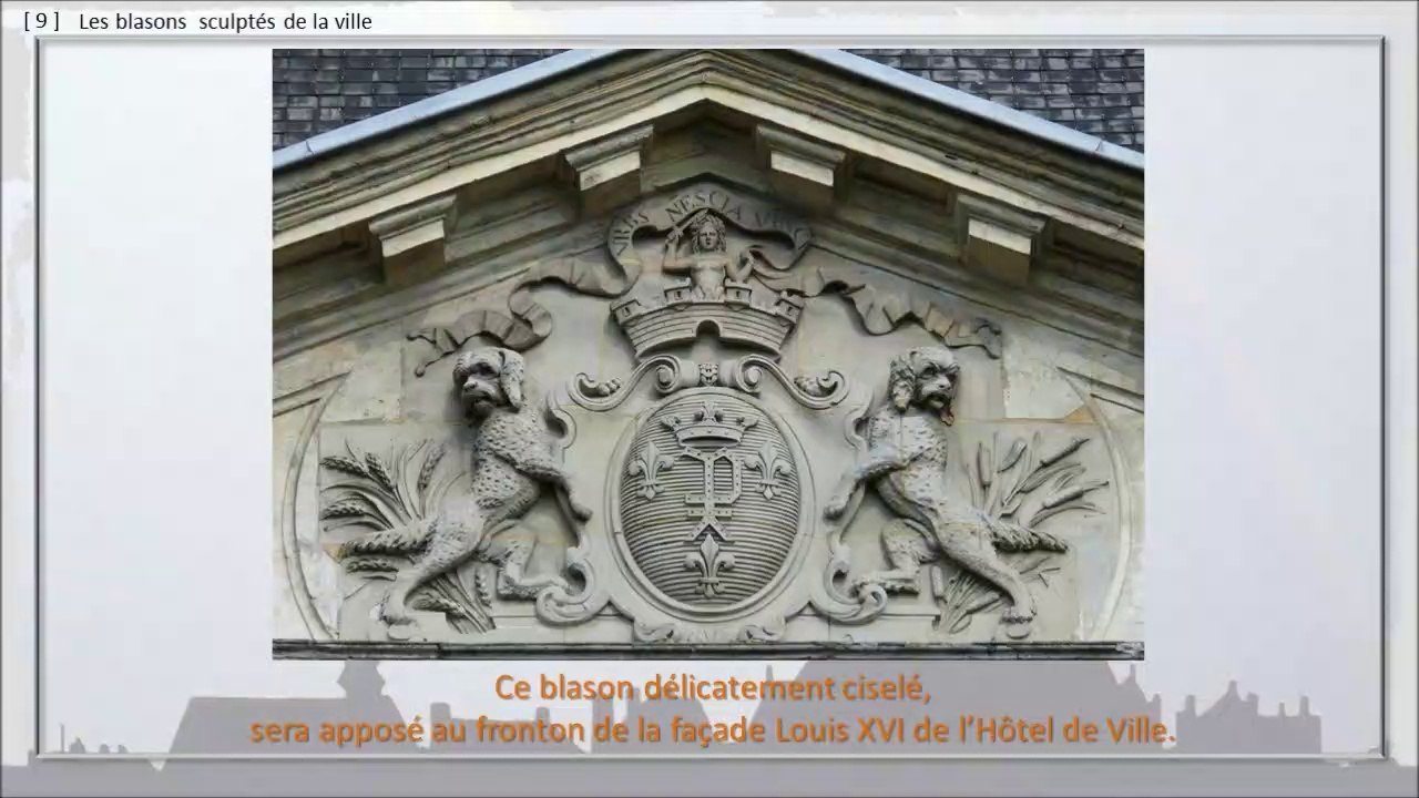 160 - PERONNE, BALADE DANS LE TEMPS,  -- Du blason au logo, les armes de la ville.