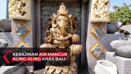 Uniknya Kerajinan Air Mancur Penghias Rumah Ala Bali