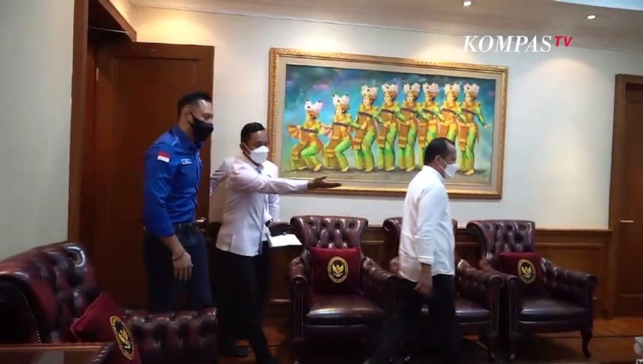 Momen AHY Temui Mahfud MD Laporkan KLB Demokrat yang Usung Moeldoko