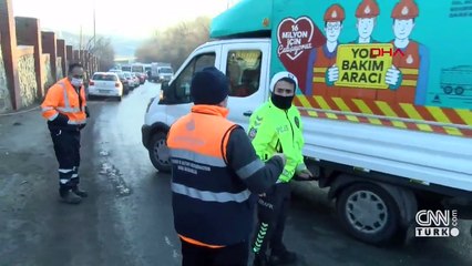 Gizli buzlanma nedeniyle zincirleme kaza