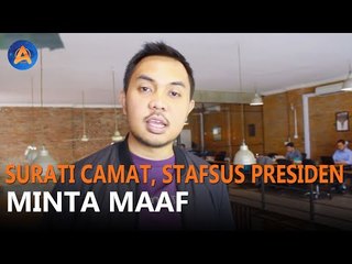 HEBOH! SURAT STAFSUS PRESIDEN KE CAMAT BAWA NAMA PERUSAHAAN