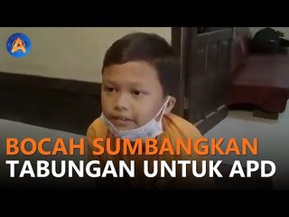 AKSI BOCAH SUMBANGKAN TABUNGAN UNTUK APD