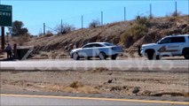 Needles, CA: 3-1-2021: Local man arrested along the right shoulder of eastbound Interstate 40 after evading deputies.