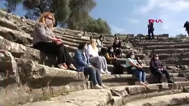 8 Mart Dünya Kadınlar Günü'nü Nysa Antik Kenti'nde kutladılar