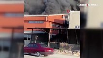Denizli'de tekstil fabrikasında yangın
