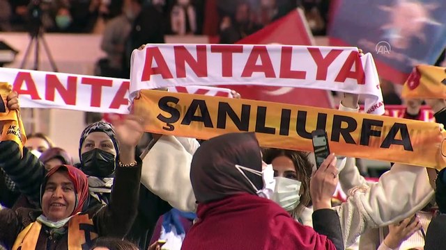 ANKARA - Cumhurbaşkanı Erdoğan: 'Bugüne kadar yaptığımız tüm hizmetleri kadınlarımızla birlikte gerçekleştirdik'