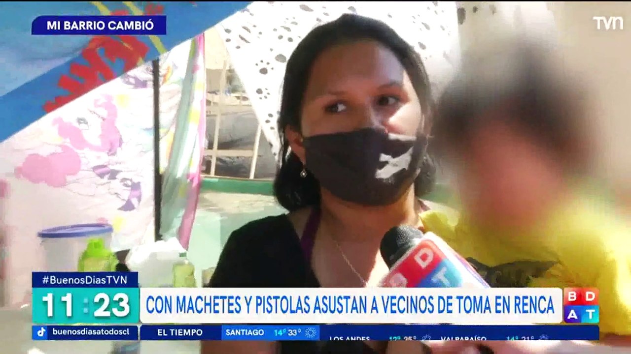 Toma multicultural en cerro Renca, bandas lotean sitios - TVN