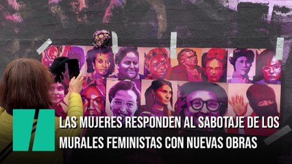 El mural feminista de Ciudad Lineal amanece vandalizado en la mañana del 8-M